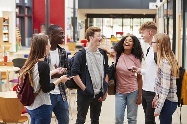 A group of young people